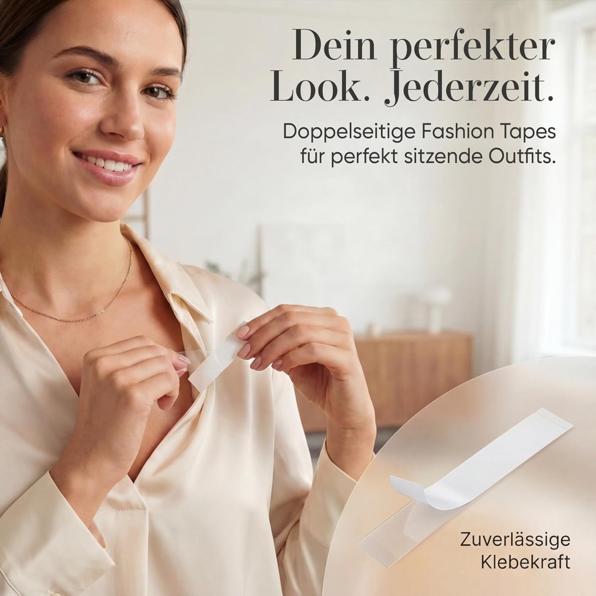 Fashion Tape – sicherer Halt für Ausschnitte und offene Styles