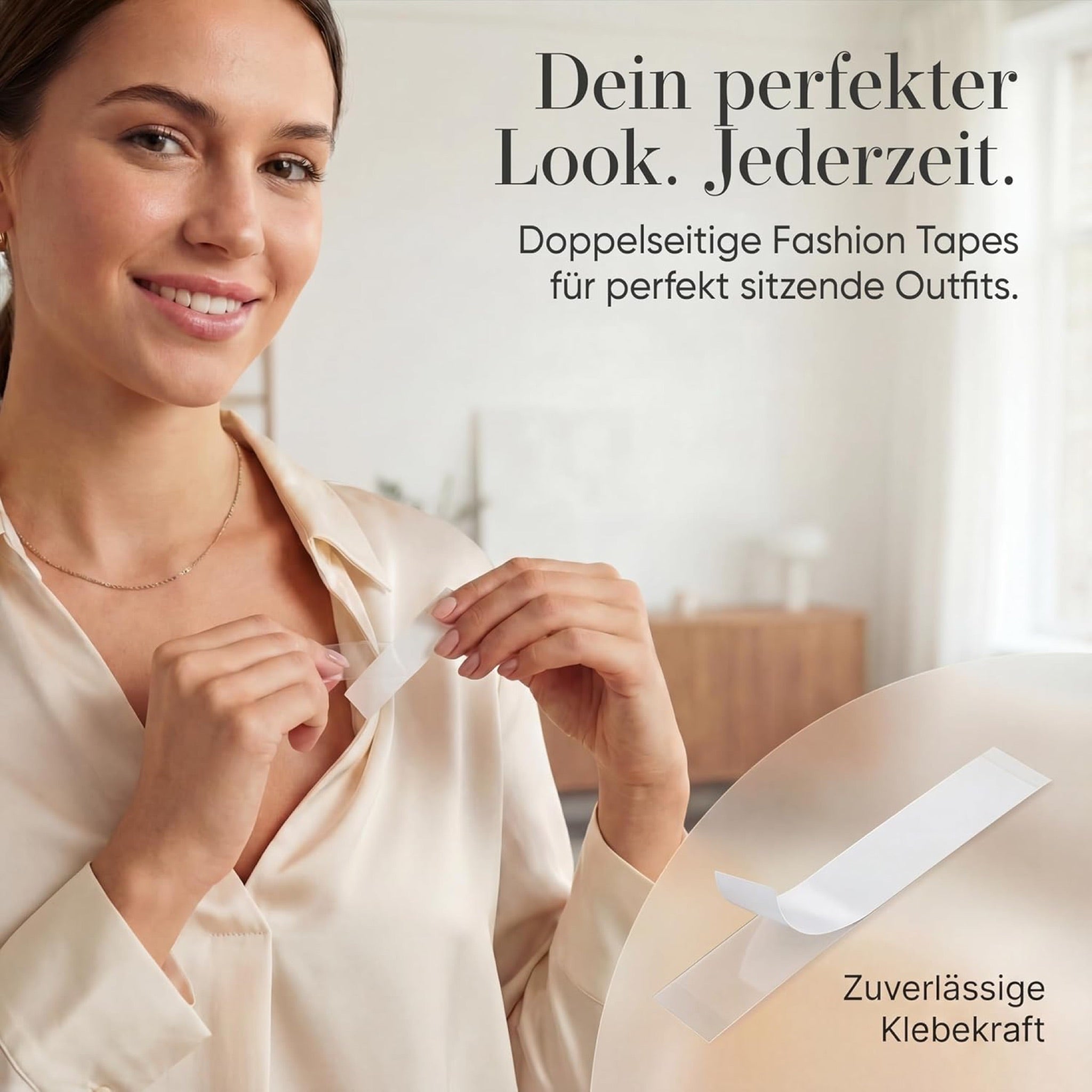 Fashion Tape – sicherer Halt für Ausschnitte und offene Styles