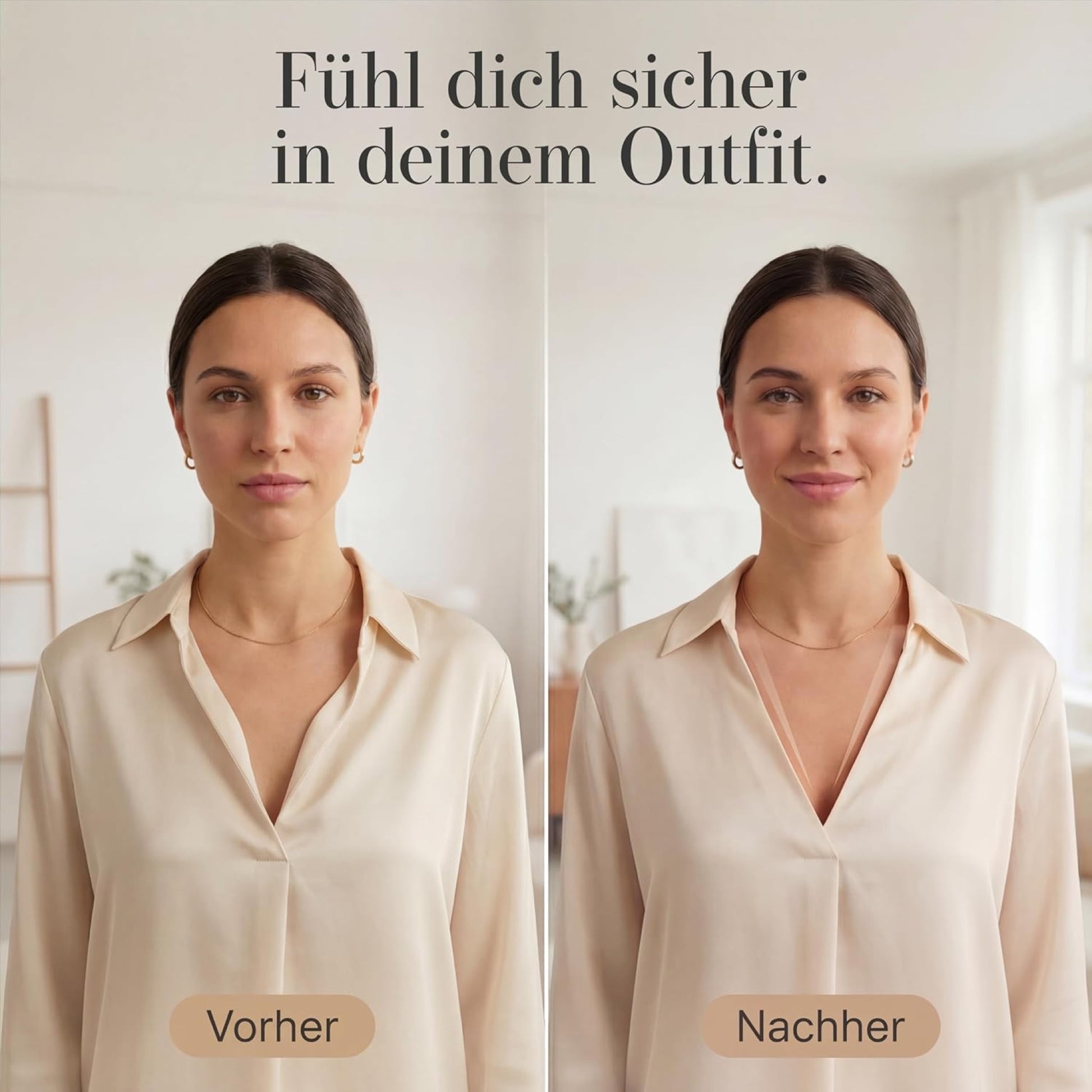 Fashion Tape – vorher/nachher