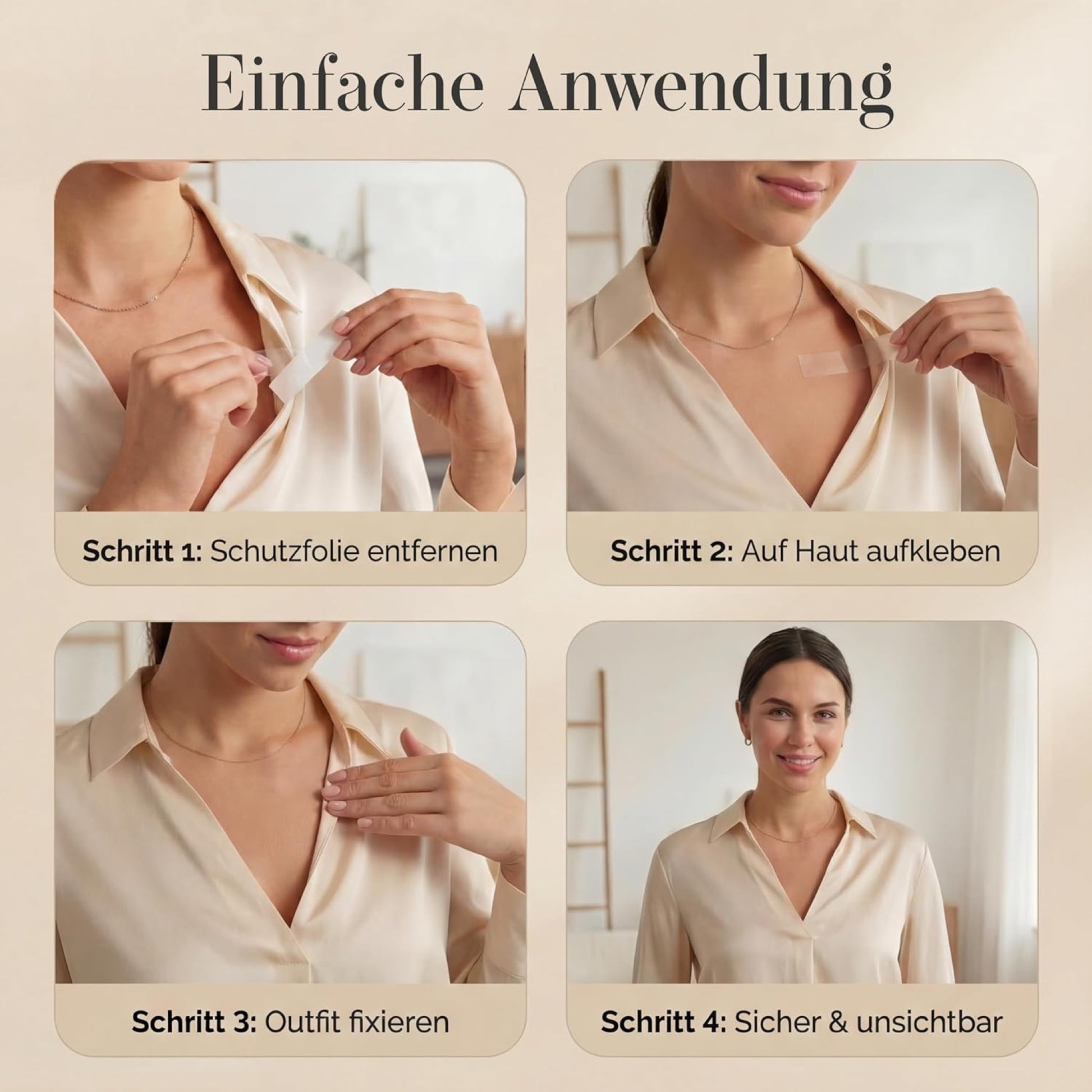 Fashion Tape – Anwendung