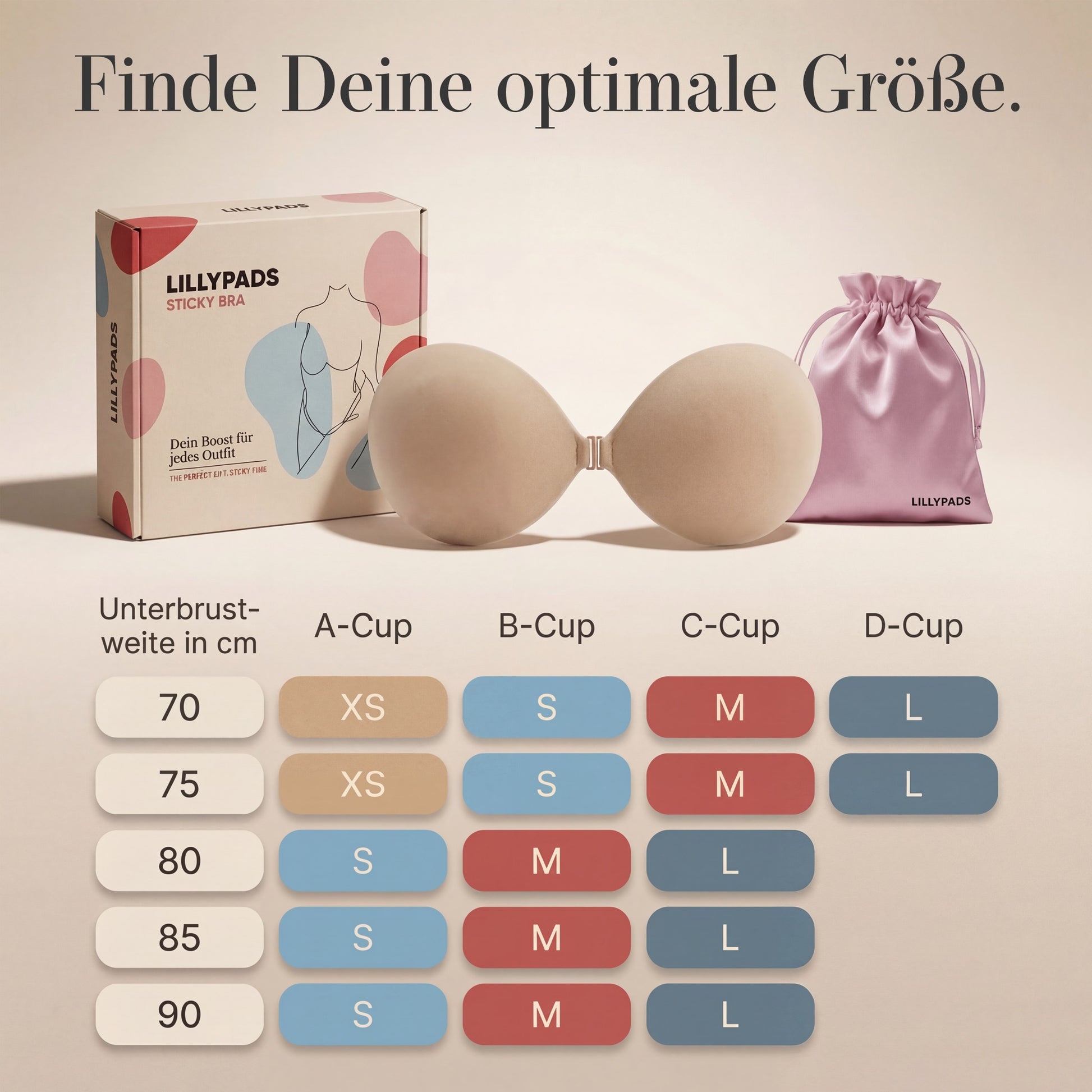 Sticky Bra – Größen XS bis L