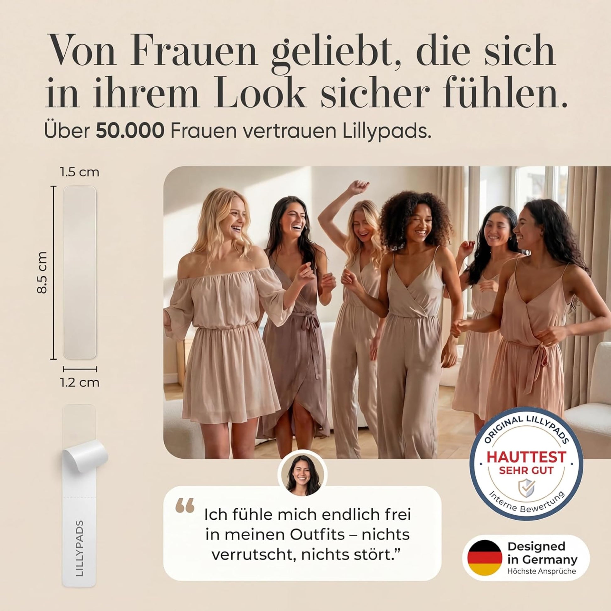 Fashion Tape – Designed in Germany, 30-Tage-Garantie