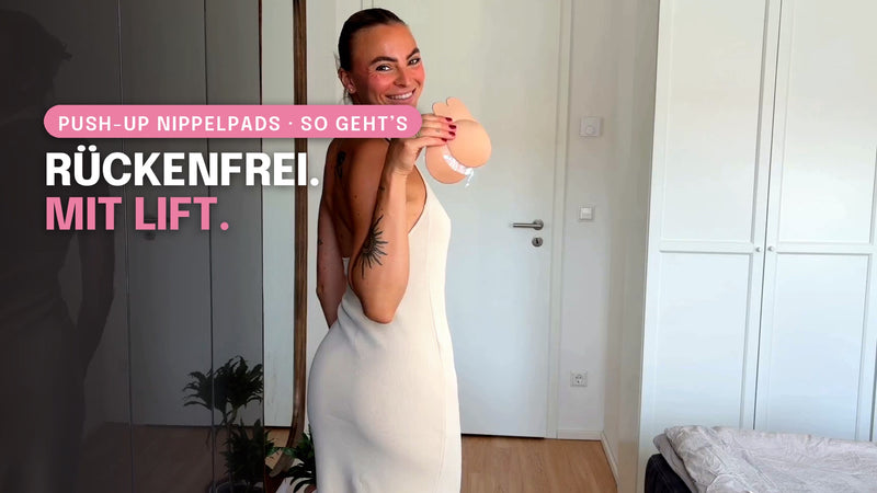 Push-Up Nippelpads anlegen – rückenfrei mit Lift